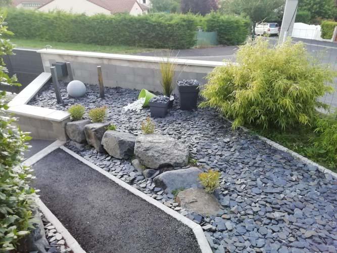 Décoration avec des paillettes d'ardoise