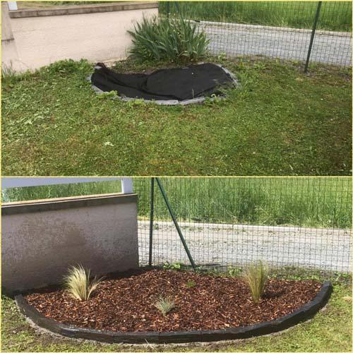 Bordure de schistes et création d'un massif